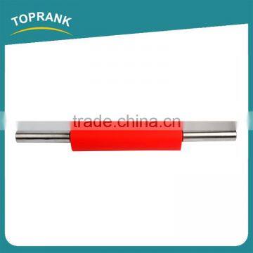 Toprank China Manufacturer Non-Stick Plastic Dough Rolling Pin Pastry Boards French Rolling Pin 45CM Roller Silicone Rolling Pin photo-2