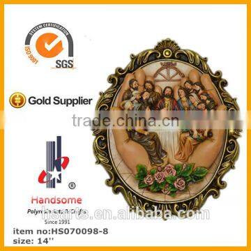 20 Inch Hot Sales 3d Art Last Supper Carving Wall Hanging Decoration photo-6