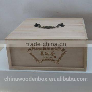 Refined Double Layer Wooden Tea Box photo-3