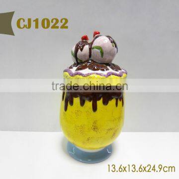 Cow Design Ceramic Seal Coffee Canister photo-4
