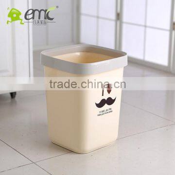 Emc Plastic Trash Waste Bins, 18L Square Shape Plastic Trash Bins photo-5