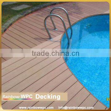 Wpc Co-extrusion Decking Anti-UV Wood Plastic Composite Flooring photo-5