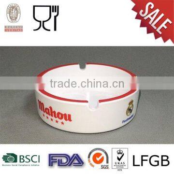 Round Melamine Ashtray with mahou logo