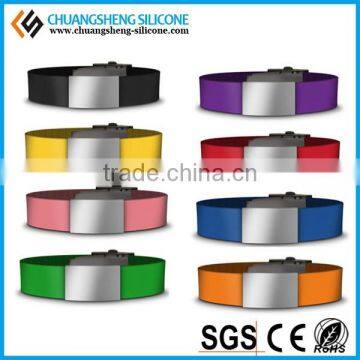 qr Code Silicone Bracelet With Metal Clasp With Factory Price photo-2