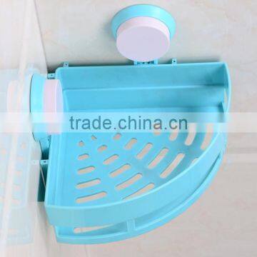 Vacuum Suction Cup Bathroom and Kitchen Plastic Triangle Shelf/holder photo-4