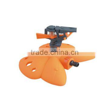 Plastic impulse sprinkler with butterfly base(13110)