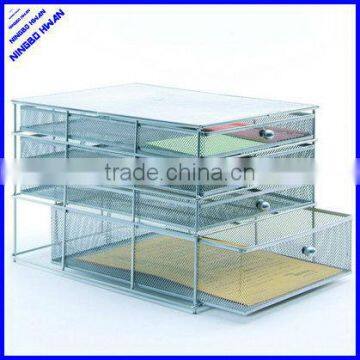 2013 best selling 4 tier office metal desk organizer,document tray