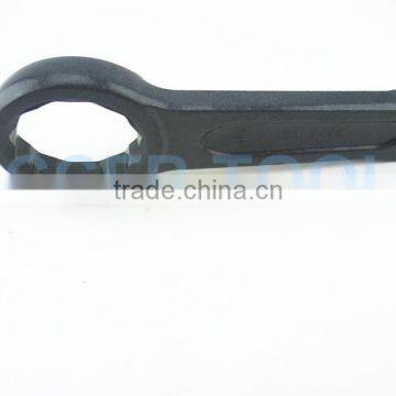 100mm DIN7444 Ring Slogging Spanner (10~185mm) 45# Carbon Steel 40Cr Hammer Striking Box Wrench photo-4