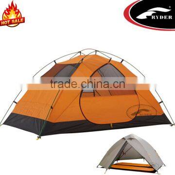 2 Person Small Ultra Light Waterproof Fireproof 3 Season Aluminum Outdoor Custom Equipment China Dome Camping Tents for Sale