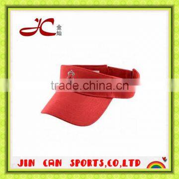 Promotional Leather Trimed Cheap neoprene Plastic Sun visor cap