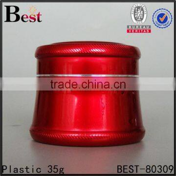 red aluminum cosmetic jar 5g 10g 20g 30g 50g