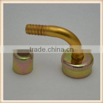 Aluminum gooseneck washing machine hose coupling