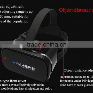New VR Glasses Here Virtual Reality Goggles Mirror Mobile Phone 3 d Glasses Vrbox Storm Helmet photo-6