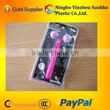 Two Ball Plastic Handheld Massager Slim Roller photo-2