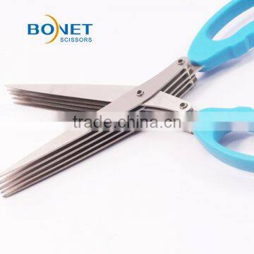 S97002A 7-1/2" New Stainless Steel Multi Blade Herb Chopping Scissor photo-3