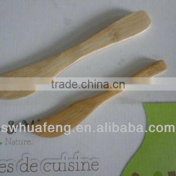 2016 Fashion cheap bamboo butter spreader Knife