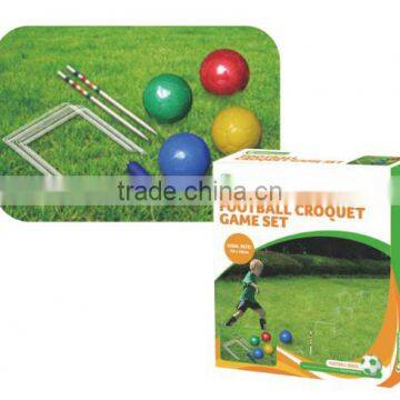 GSSGCRP6 TPU Football croquet game set with goals