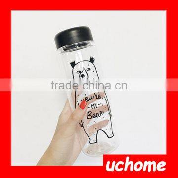 UCHOME Stocked Custom Water Bottle, 500ml Cheap Plastic Water Bottle photo-3