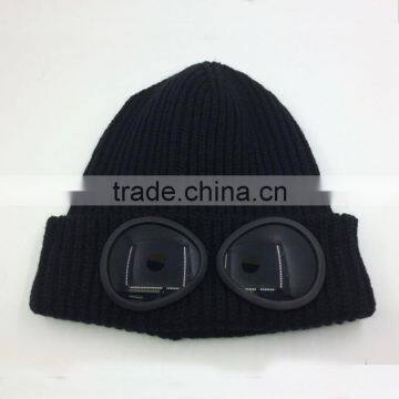 New Style 100% Acrylic Goggle Beanies Cheap Price photo-2