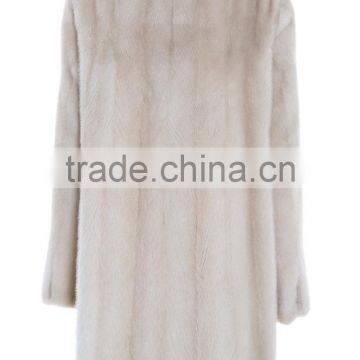 2016 Winter Women Keep Warm Noble Natural Mink Fur Coat photo-2