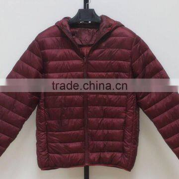 Zip up Nylon Fabric Soft Hoodie New Men Jacket for Winter photo-3