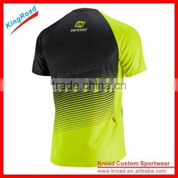 Kroad Wholesale 100% Polyester Coolmax Breathable Sublimation Custom Dry Fit Running t Shirts photo-4