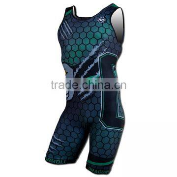 Breathable and Stretachable Cheap Wrestling Singlets
