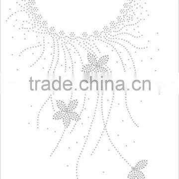 Custom Neck Line Rhinestone/Acrylic /Gem Stone Glitter Hot Fix Rhinestone for Clothing photo-4