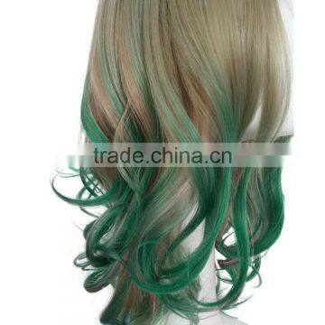 High Quality Halloween Wig Wavy Blonde Synthetic Full Lace Wigs For Sale Long Hair Sex Woman Wig photo-6
