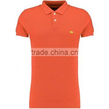 MGOO Cheap Price Fashionable Plain Pattern Polo Shirts 210g 100% Cotton Pique Soft Polo Shirts photo-5