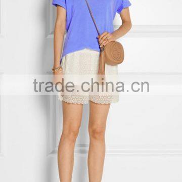 V Neck Loose Cotton t Shirt for Women photo-2
