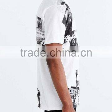 White Photographed Tall T-shirts Wholesale photo-2