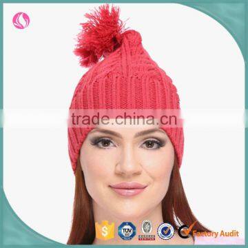 2017 Winter Ladies Fashion Clothing Winter Beanies Knitted Custom Beanie Hat photo-6