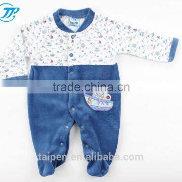 2015 Winter Romper 100% Cotton New Born Baby Romper Knitted Bodysuits For Boys