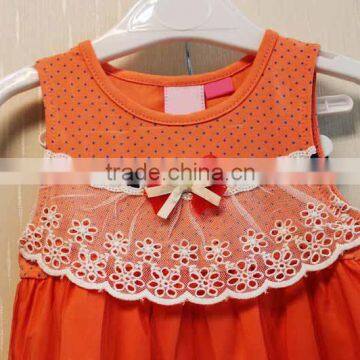 Hot Sale Children Girls Dress Set Knitted Summer 2Pcs Dress Set photo-2