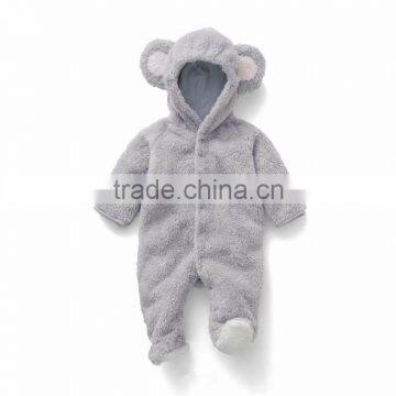 2016 Cartoon Animal Style Baby Bodysuits Boy&Girl's Climb Clothing Coral Velvet Animal Bodysuit Coral Fleece Style Hooded photo-5