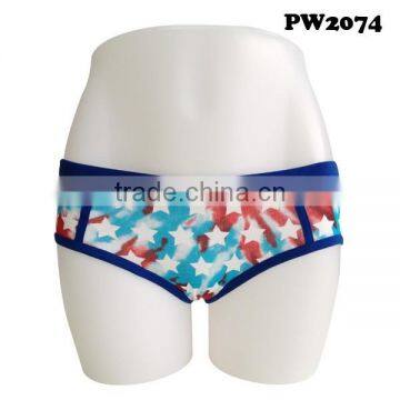 star printing underwear for ladies
