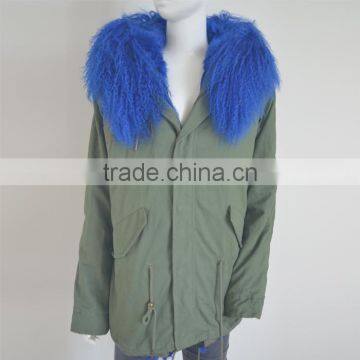 Myfur Customized Lamb Fur Hooded and Lined Winter Parka Jackets for Adults photo-2