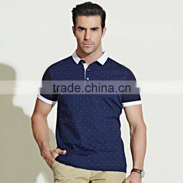 Wholesale Latest Design Mens 100% Cotton Cotton Pique Polo Shirt SP5 photo-3