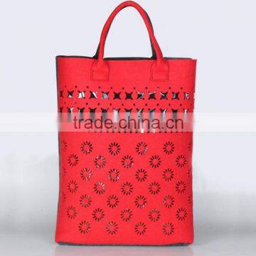 Trending Hot Products Women Felt Bags Leisure Shoulder Hand Bag photo-4