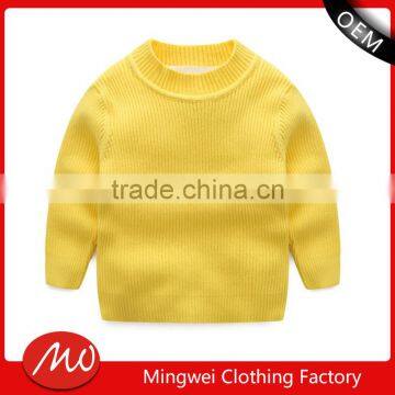 2017 OEM custom-made japanese knit pattern baby winter pullover sweater for wholesale