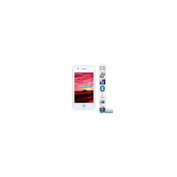 HiPhone Ki4 Quad Band Dual Cards Dual Cameras Color TV Bluetooth JAVA 3.7 Inch Touch Screen Phone