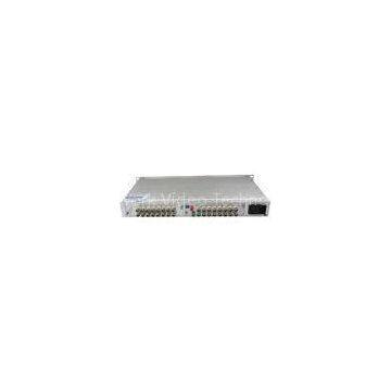 data alarm audio Ethernet Fiber Optic Video Receiver 24 Channel with high performance