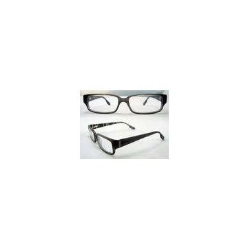 Cool Rectangular Mens Acetate Eyewear Frames, Black Optical Eyeglasses Frame