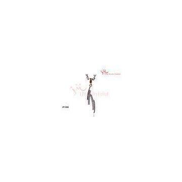 Autumn Golden Tree Fork 925 Sterling Silver Pendant With Matched Earring And Rings Set