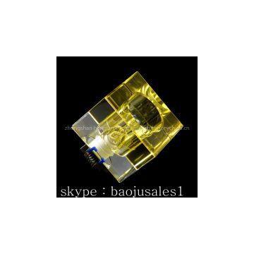 Mirror Square Crystal Spotlight With g4 Lampholder CE ROHS LED photo-3