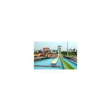 High speed Fiberglass Body Water Slide for Commercial Spray Park Equipment , Customized