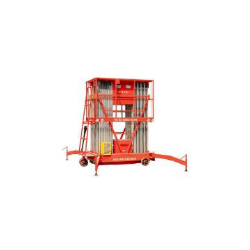 Chinese supplie electric control aluminum alloy mast climbing work platform