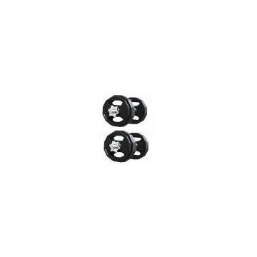 1'' Dodecagonal Black Spraying Paint Barbell Plate 60LBS Set