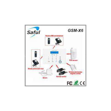 Saful GSM-X6 GSM Touch Screen Wireless Alarm System